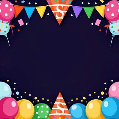 Birthday Party Frame