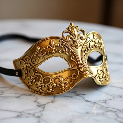 Golden Venetian Mask