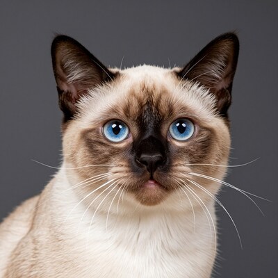 Siamese Cat Portrait