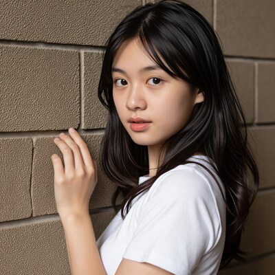 Young East Asian Woman Portrait