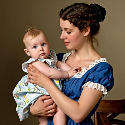 Mother Holding Baby