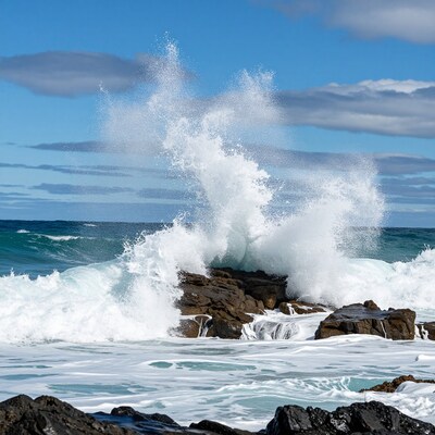 Crashing Ocean Wave