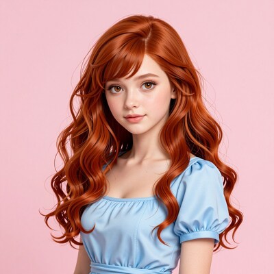 Redhead Girl Portrait