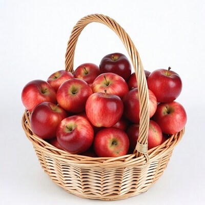 Basket of Red Apples