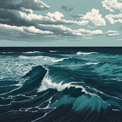 Stormy Ocean Waves