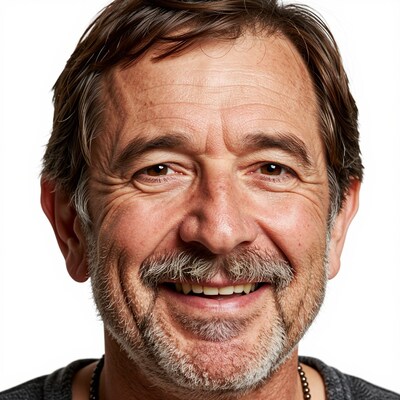 Smiling Middle-Aged Man