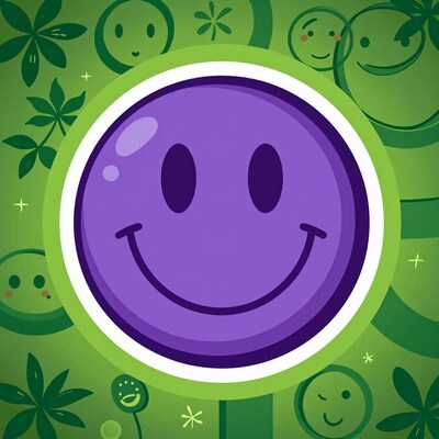 Purple Smiley Face Emoji