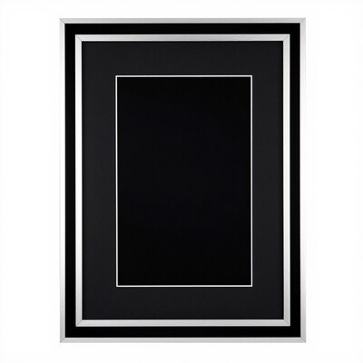 Empty Black Picture Frame