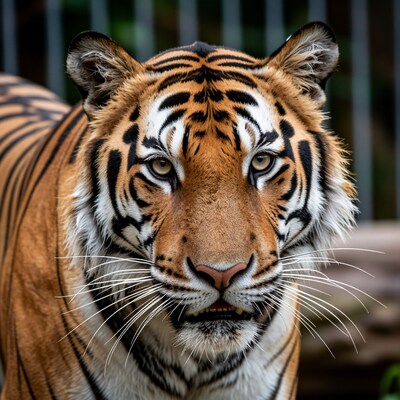 Tiger Close-Up Portrait