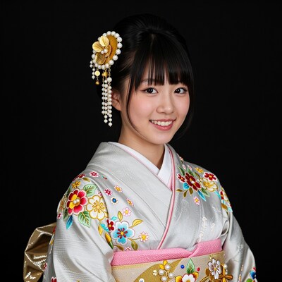 Japanese woman in kimono