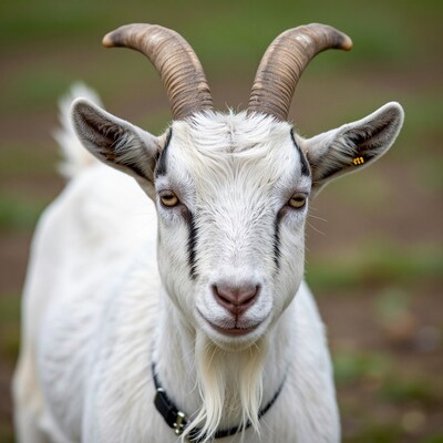 White Goat Portrait