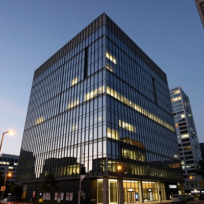 Modern Glass Office Building