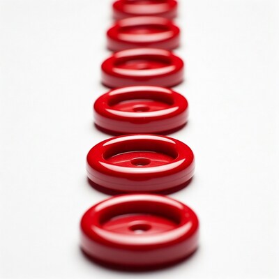 Red Buttons in Row