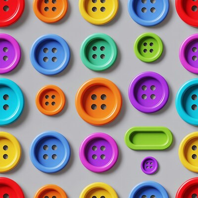 Colorful buttons pattern