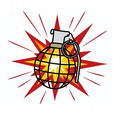Cartoon Grenade Explosion