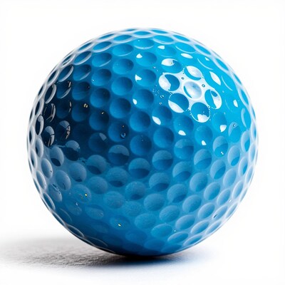 Blue Golf Ball