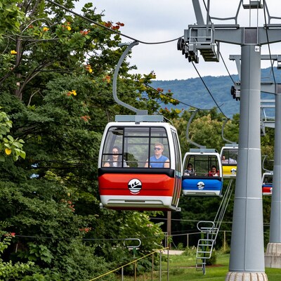 Red Cable Car Gondola